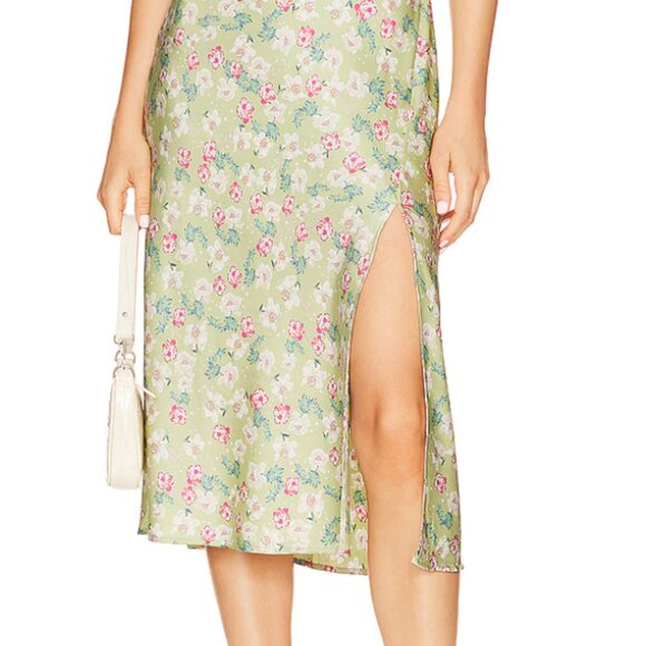 ASTR the Label Floral Green Slip Dress - Picture 2 of 4